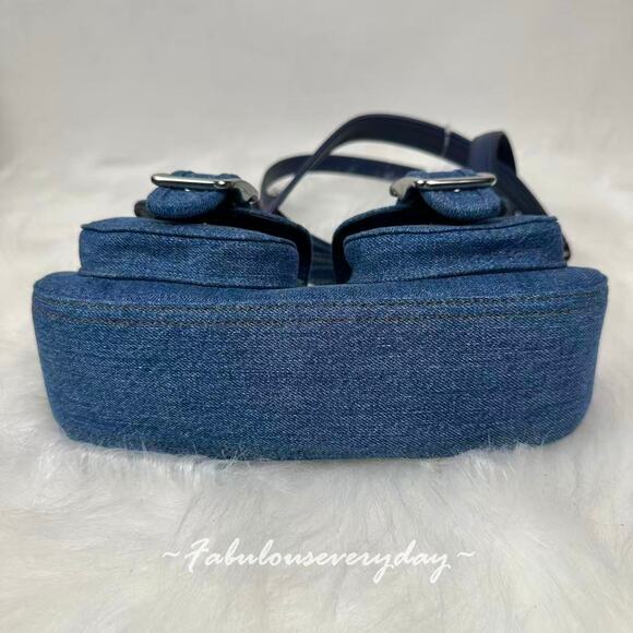 Coach Ashton Bag Shoulder/Crossbody In Denim/Silver/Indigo CAK44 NWT - Picture 8 of 9